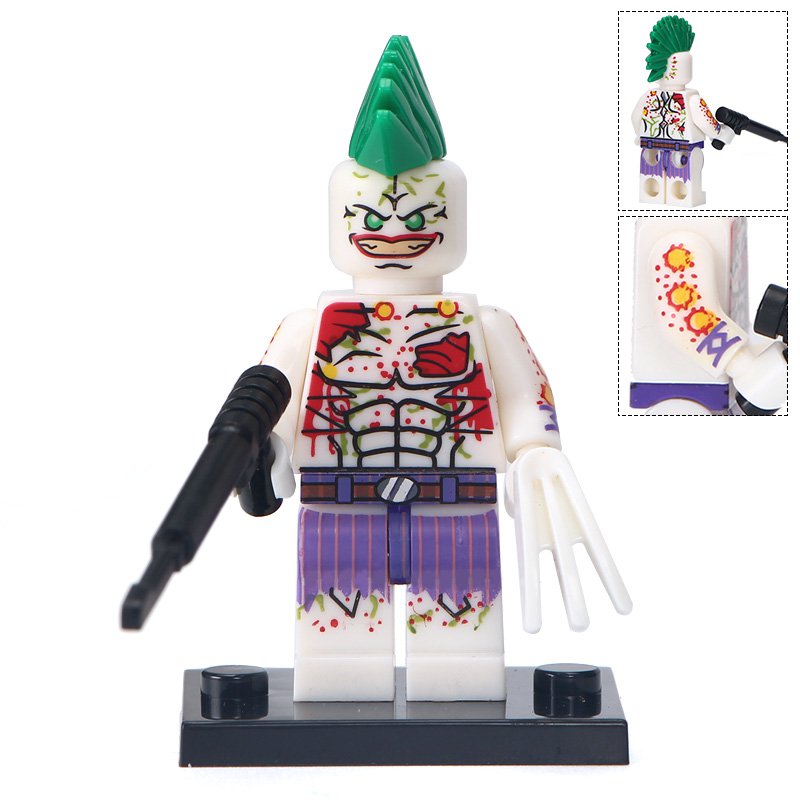 Joker Custom DC Minifig Minifigure Block Brick Building Toys Gift
