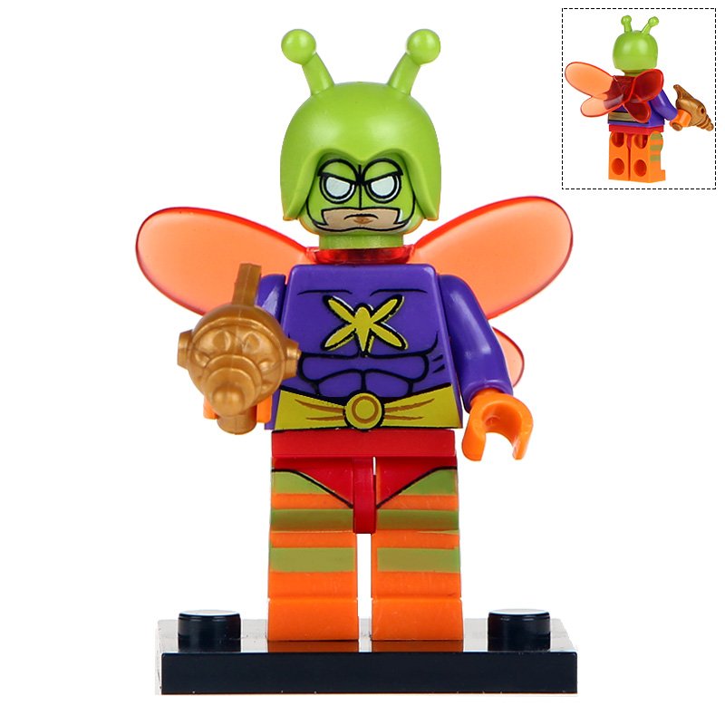 Killer Moth Custom DC Minifig Minifigure Block Brick Building Toys Gift