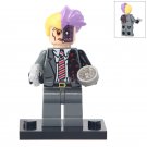 Two Face Custom DC Minifig Minifigure Block Brick Building Toys Gift