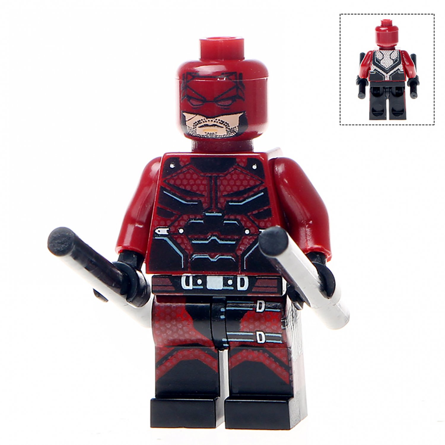 Daredevil Custom Marvel Minifig Minifigure Block Brick Building Toys Gift