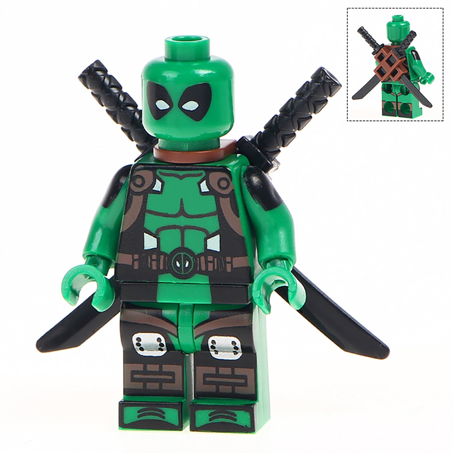 Deadpool Custom Marvel Minifig Minifigure Block Brick Building Toys Gift