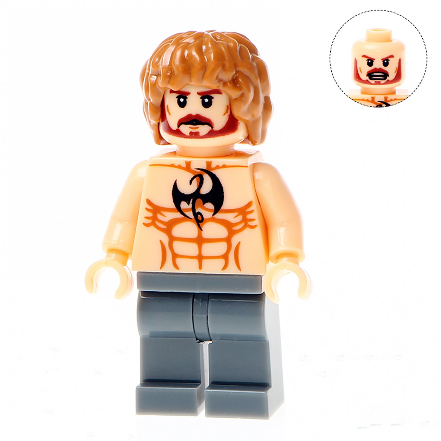 Iron Fist Danny Rand Custom Marvel Minifig Minifigure Block Brick Building Toys Gift