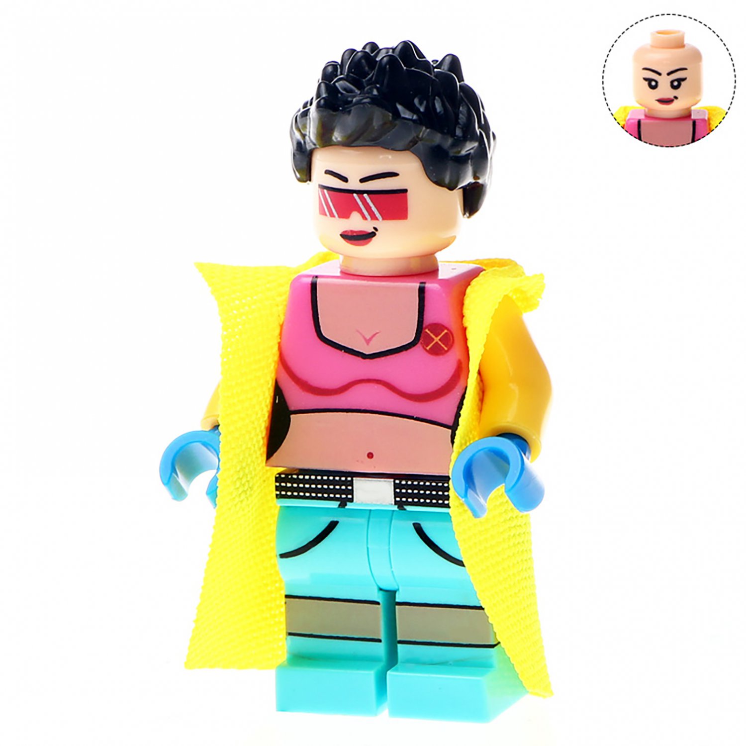 Jubilation Lee Custom Marvel Minifig Minifigure Block Brick Building Toys Gift