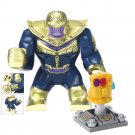 Thanos with  Infinity Gauntlet Custom Marvel Minifig Minifigure Block Brick Building Toys Gift