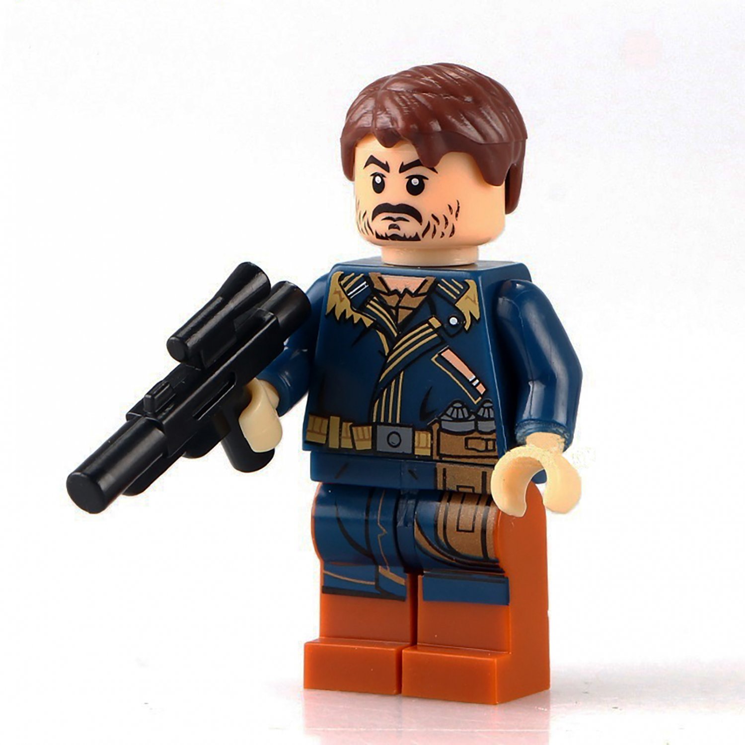 Cassian Andor Custom Star Wars Minifig Minifigure Block Brick Building ...