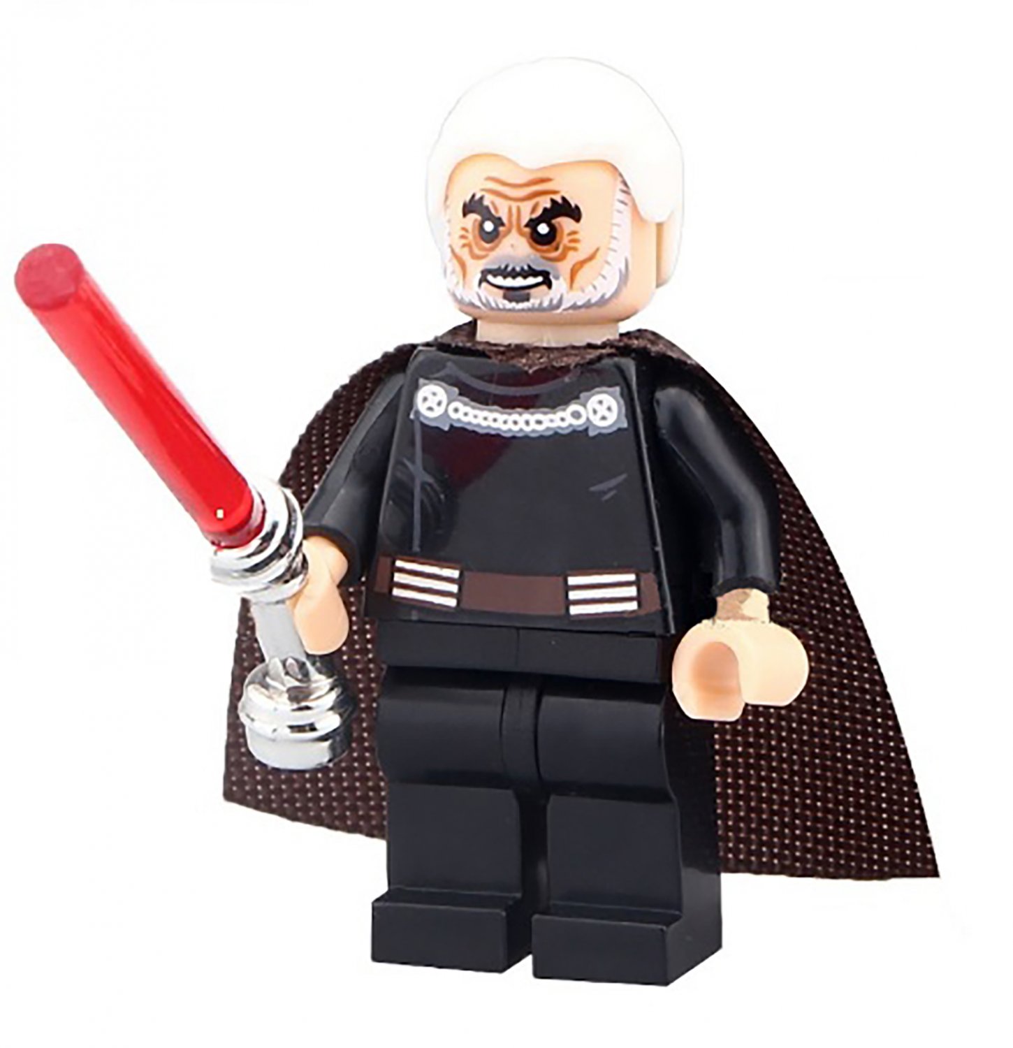 Count Dooku Custom Star Wars Minifig Minifigure Block Brick Building Toys Gift