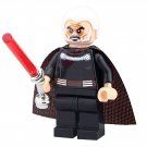 Count Dooku Custom Star Wars Minifig Minifigure Block Brick Building Toys Gift