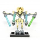 General Grievous Custom Star Wars Minifig Minifigure Block Brick Building Toys Gift