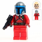 Jango Fett Santa Custom Star Wars Minifig Minifigure Block Brick Building Toys Gift