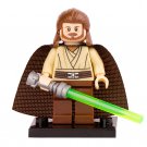 Qui-Gon Jinn Custom Star Wars Minifig Minifigure Block Brick Building Toys Gift