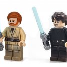 set Obi-Wan Kenobi Anakin Skywalker Custom Star Wars Minifigs Minifigures Block Building Toys Gift