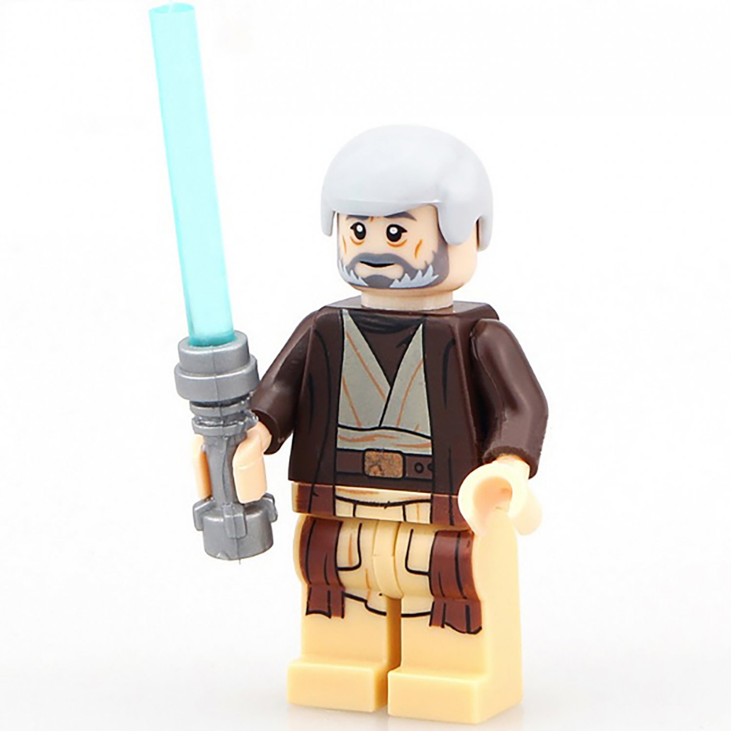 Obi Wan Kenobi Custom Star Wars Minifig Minifigure Block Brick Building Toys Gift