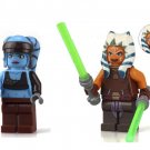 set Aayla Secura Ahsoka Tano Custom Star Wars Minifigs Minifigures Block Brick Building Toys Gift