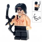 John Rambo Custom Minifig Minifigure Block Brick Building Toys Gift
