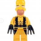 Simpson Wolverine Custom Minifig Minifigure Block Brick Building Toys Gift