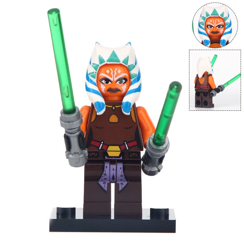 Ahsoka Tano Custom Marvel Minifig Minifigure Block Brick Building Toys Gift
