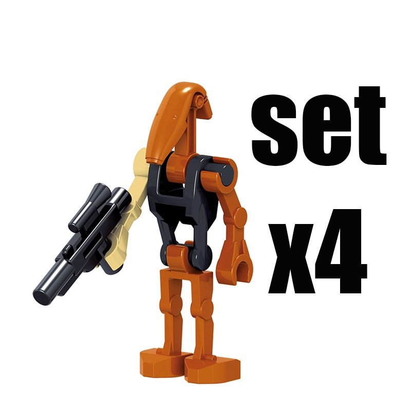 Battle Droids Custom Star Wars Minifig Minifigures Block Brick Building Toys Gift