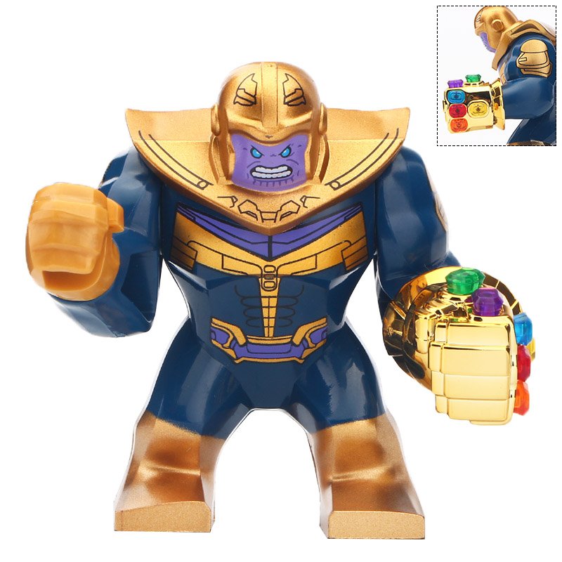 Thanos Custom Marvel Minifig Minifigures Block Brick Building Toys Gift