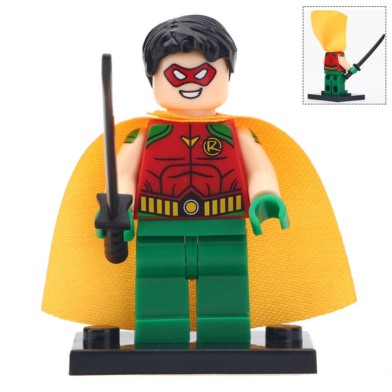 Robin Custom DC Minifig Minifigures Block Brick Building Toys Gift