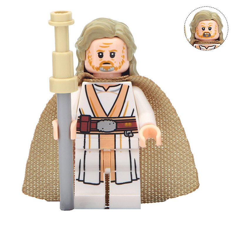 Luke Skywalker Custom Star Wars Minifig Minifigure Block Brick Building Toys Gift