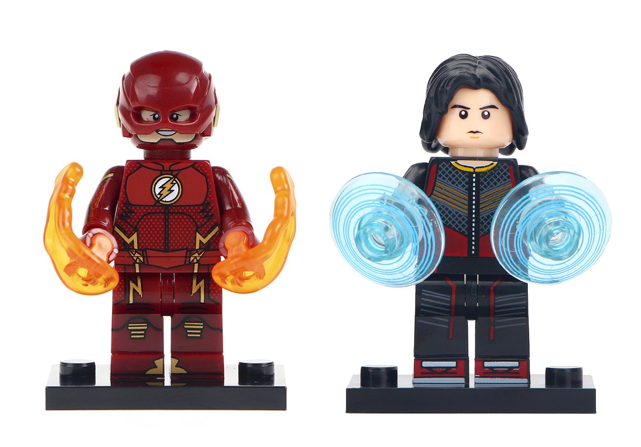 set Flash Vibe Custom Minifig Minifigures Block Brick Building Toys Gift