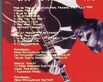 JOHN MCLAUGHLIN Trio - Jazz a' Juan 1990 - DVD R
