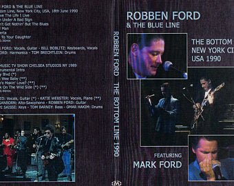 ROBBEN FORD "Live At The Bottom Line, NY 1990" Dvd R