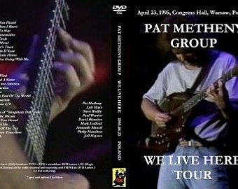 PAT METHENY GROUP "Warsaw 1995 - We Live Here Tour" 2DVD R