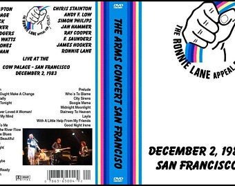 ERIC CLAPTON "The Complete A.R.M.S. Concert 1983" 2 DVD R