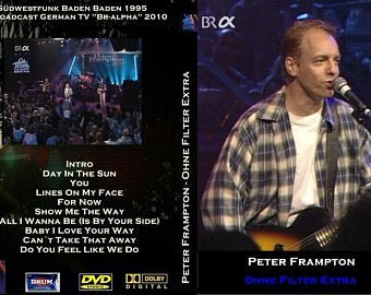 PETER FRAMPTON "Ohne Filter Extra 1995" DVD R