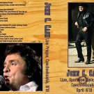 JOHNNY CASH - Live In Prague 1978 - DVD R