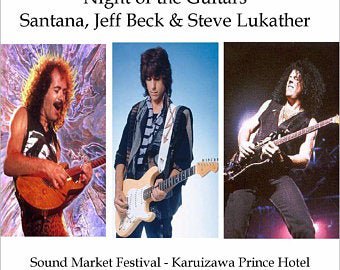SANTANA / Jeff BECK / Steve LUKATHER "Live In Japan - June 1, 1986" Dvd R
