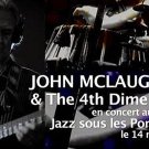 JOHN MCLAUGHLIN & The 4th Dimension "Live In France, Les Pommiers 2010" DVD R