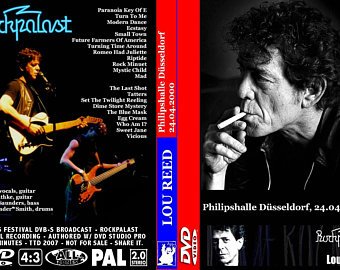 LOU REED "Live in Dusseldorf 2000" DVD R