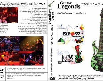 GUITAR LEGENDS EXPO' Sevilla 1992 "Hard Rock Night" Dvd R