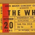 THE WHO "Live In Seattle, Kingdome 1982" DVD R