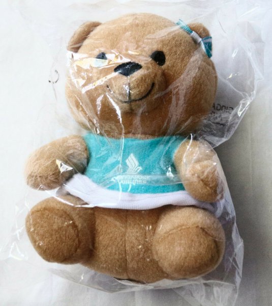 Singapore Airlines Signature Stuffed Teddy Bear Girl Toy Collectible First Class New
