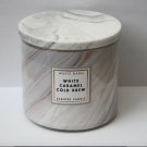 Bath & Body Works White Barn White Caramel Cold Brew Candle Large 3 Wick Limited
