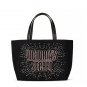 Victoria's Secret Limited Edition Love Star Celestial Bag Tote Purse Black New