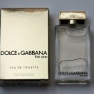 Dolce & Gabbana The One Women`s Perfume Eau de Toilette Travel .25 oz 7.5 ml EDT