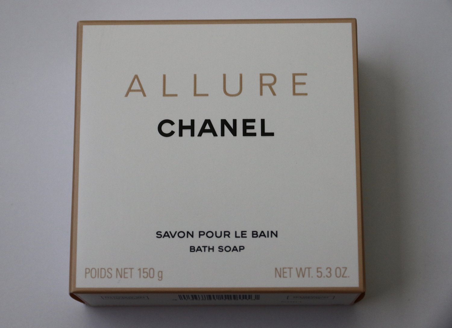 CHANEL Allure Savon Perfumed Bath Bar Soap Boxed SEALED 5.3oz 150g New Original