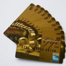 10 American Express Bank Card Collectible Debit Credit Gift Card Empty No $0 Value
