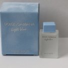 Dolce & Gabbana Light Blue Women`s Perfume Eau de Toilette Travel .15 oz 4.5 ml EDT