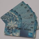 5 American Express Bank Card Snowflakes Collectible Debit Credit Gift Empty No $0 Value