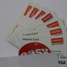 8 Visa MetaBank Staples Collectible White Debit Credit Gift Card Empty No $0 Value