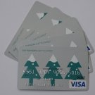 5 Visa MetaBank Collectible Debit Credit Gift Card Empty No $0 Value Spruce Tree Simon