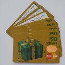 8 Master Card Collectible Debit Credit Gift Card Empty No $0 Value US Bank
