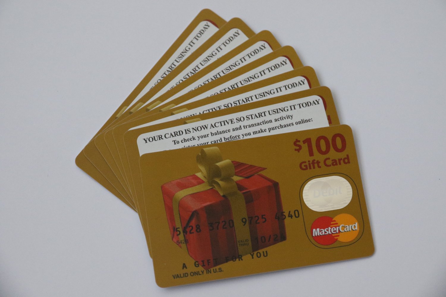 7 MasterCard Collectible Debit Credit Gift Master Card Empty No $0 Value US Bank