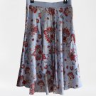 NWT Tommy Bahama Paisley Blue Silk Skirt M 8 10 Calypso Asymmetric New