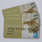 4 American Express Bank Card Wedding Collectible Debit Credit Gift Empty No $0 Value